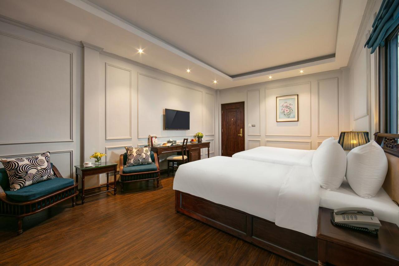 Salute Premium Hotel & Spa Hanoi Buitenkant foto