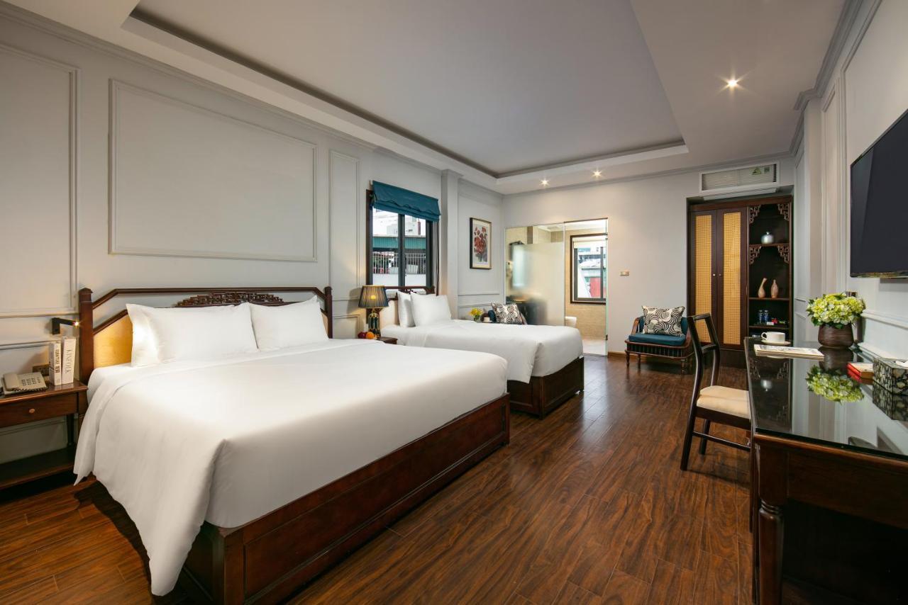 Salute Premium Hotel & Spa Hanoi Buitenkant foto